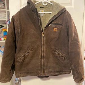 Mens XL Brown Carhartt Jacket